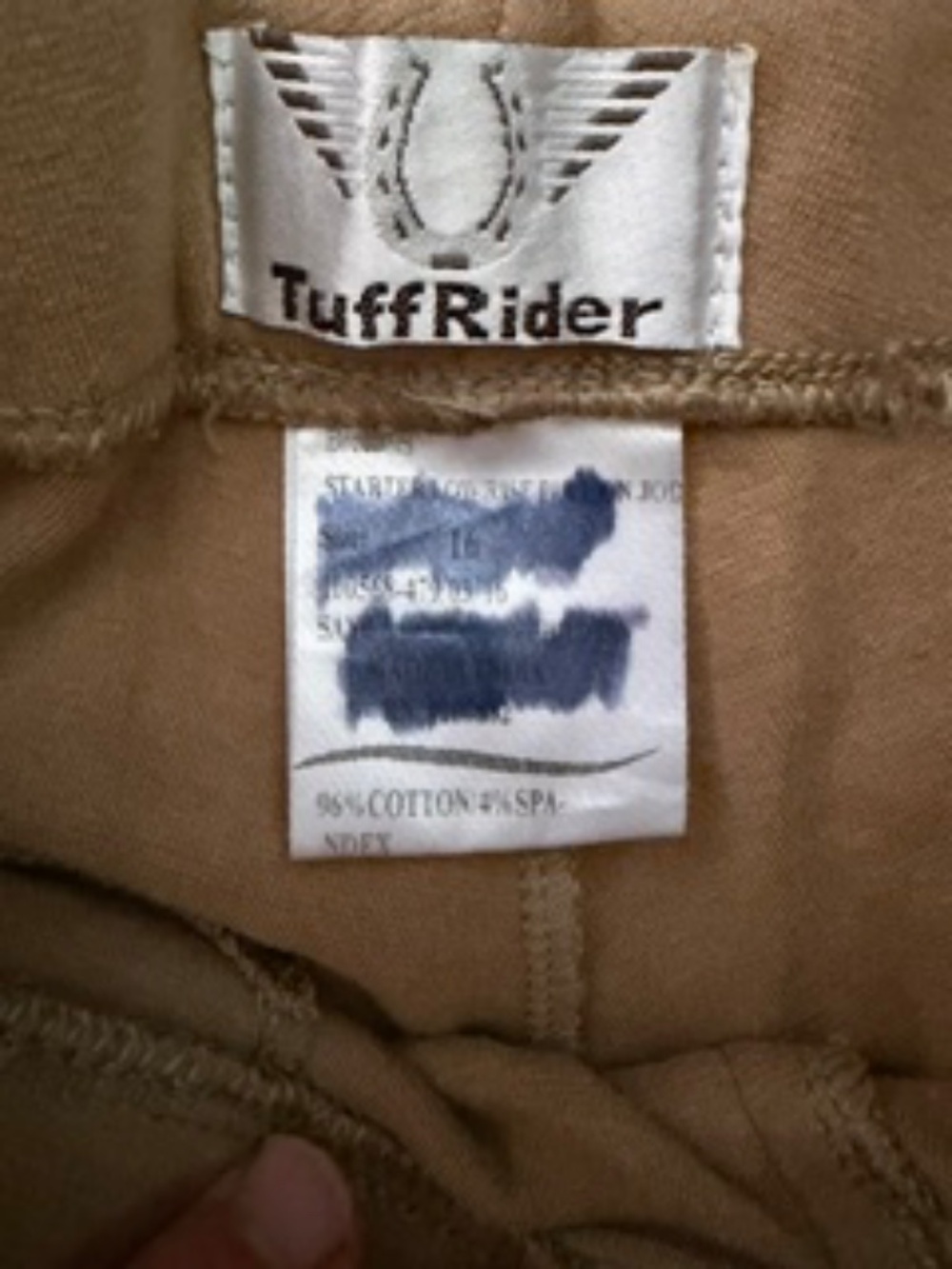 Tuff Rider, Riding pants, Size 16 - Picture 3 of 6